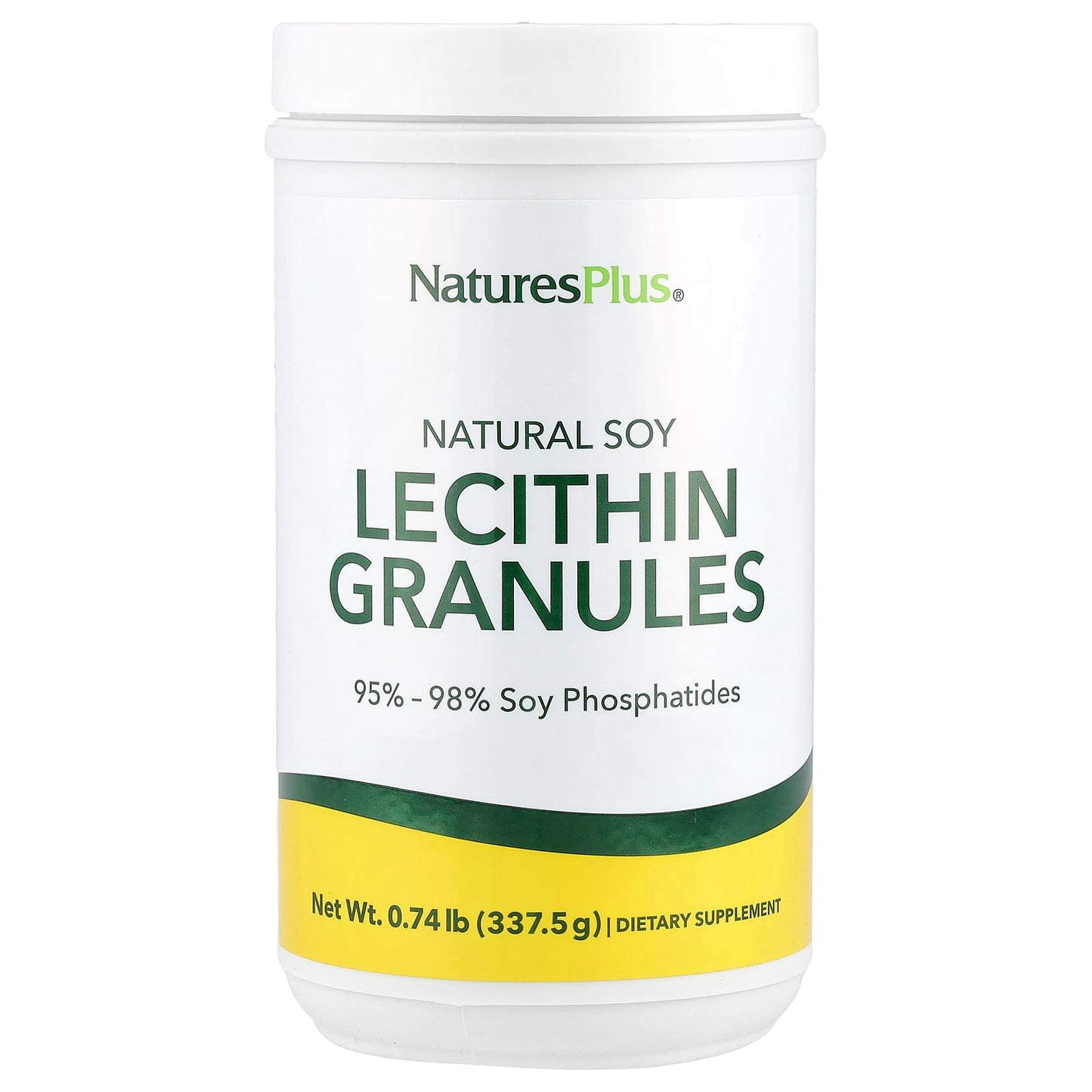 NaturesPlus, Natural Soy Lecithin Granules, 0.74 lb (337.5 g) - Image 1