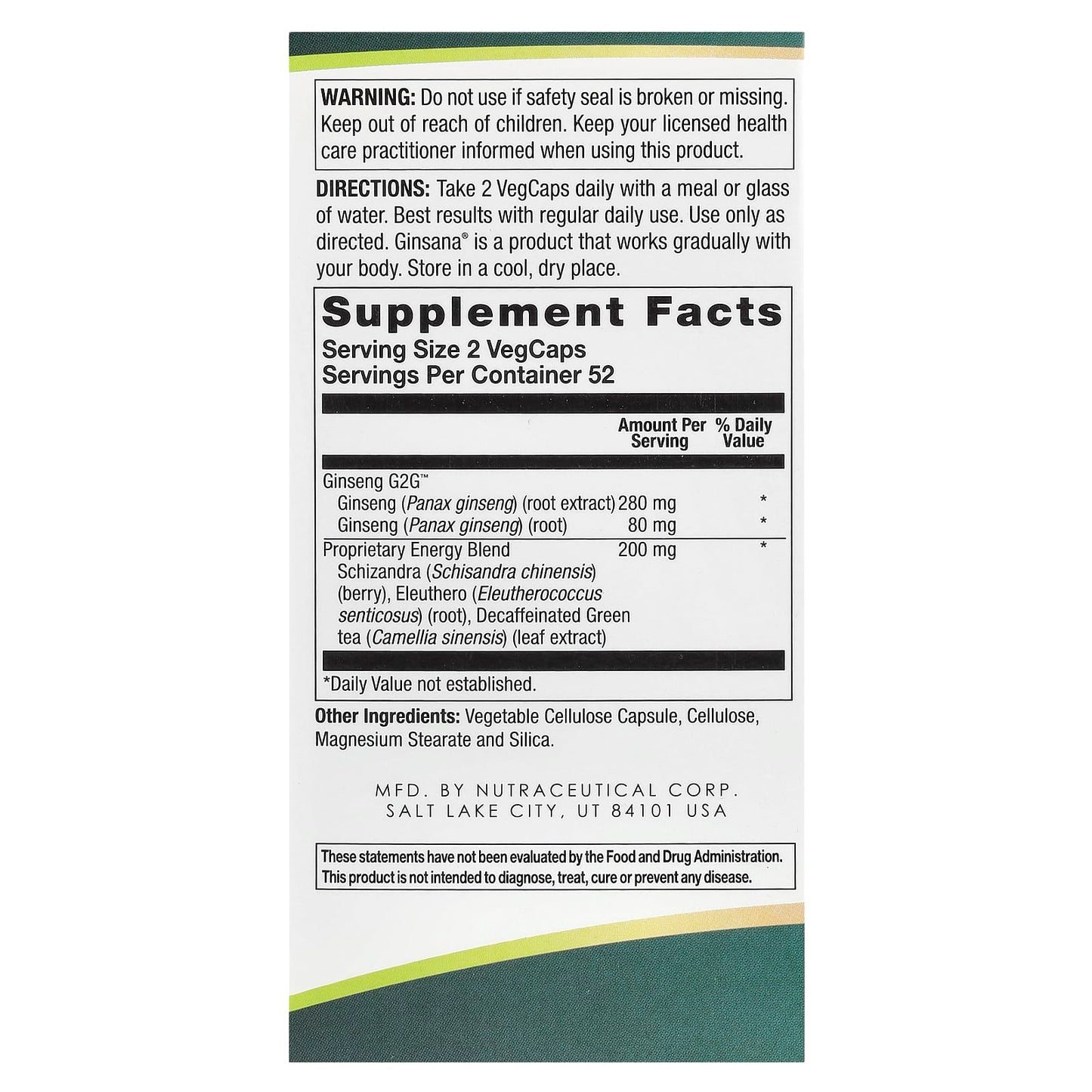 Boost Energy & Endurance with BodyGold Ginsana Extreme - 105 VegCaps - Image 2