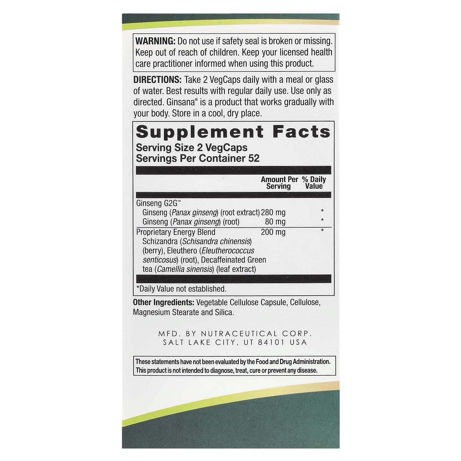 Boost Energy & Endurance with BodyGold Ginsana Extreme - 105 VegCaps - Image 2