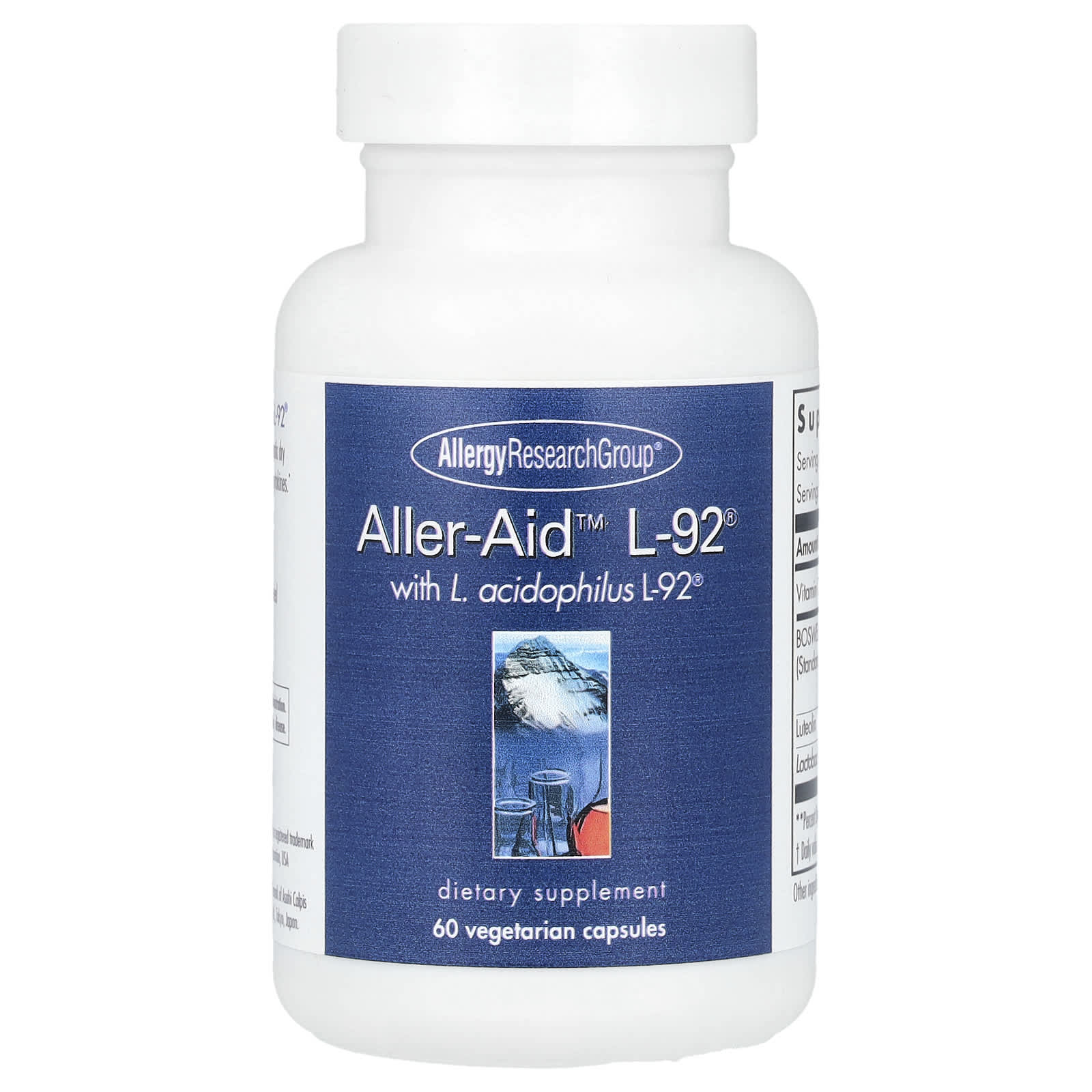 Boost Immune System with Allergy Research Group Aller-Aid L-92 60 Capsules - Image 1