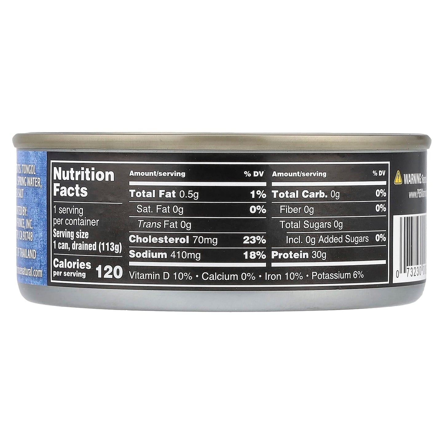 Wild Caught Tongol Tuna in Spring Water by Crown Prince Natural - 5 oz - Image 2
