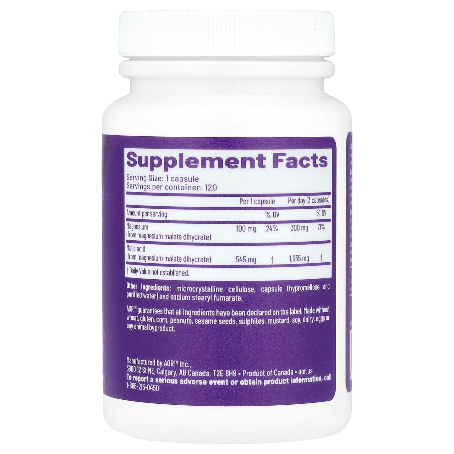 Mag Malate Renew by AOR - Magnesium Malate Supplement - Image 2