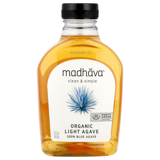 Madhava, Organic Light Agave, 23.5 oz (667 g) - Image 1