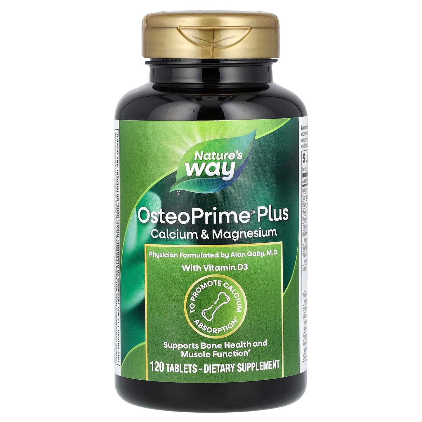 Nature's Way, OsteoPrime Plus Calcium & Magnesium, 120 Tablets - Image 1