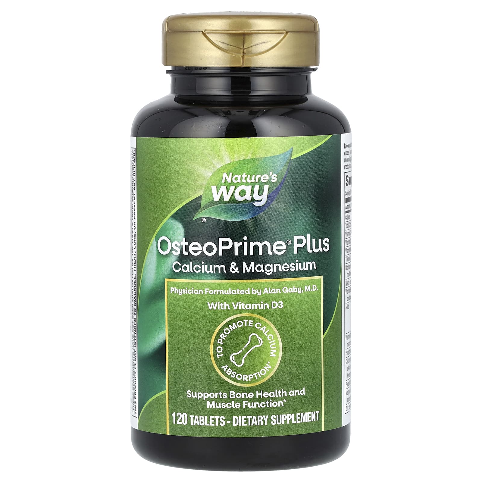 Nature's Way, OsteoPrime Plus Calcium & Magnesium, 120 Tablets - Image 1