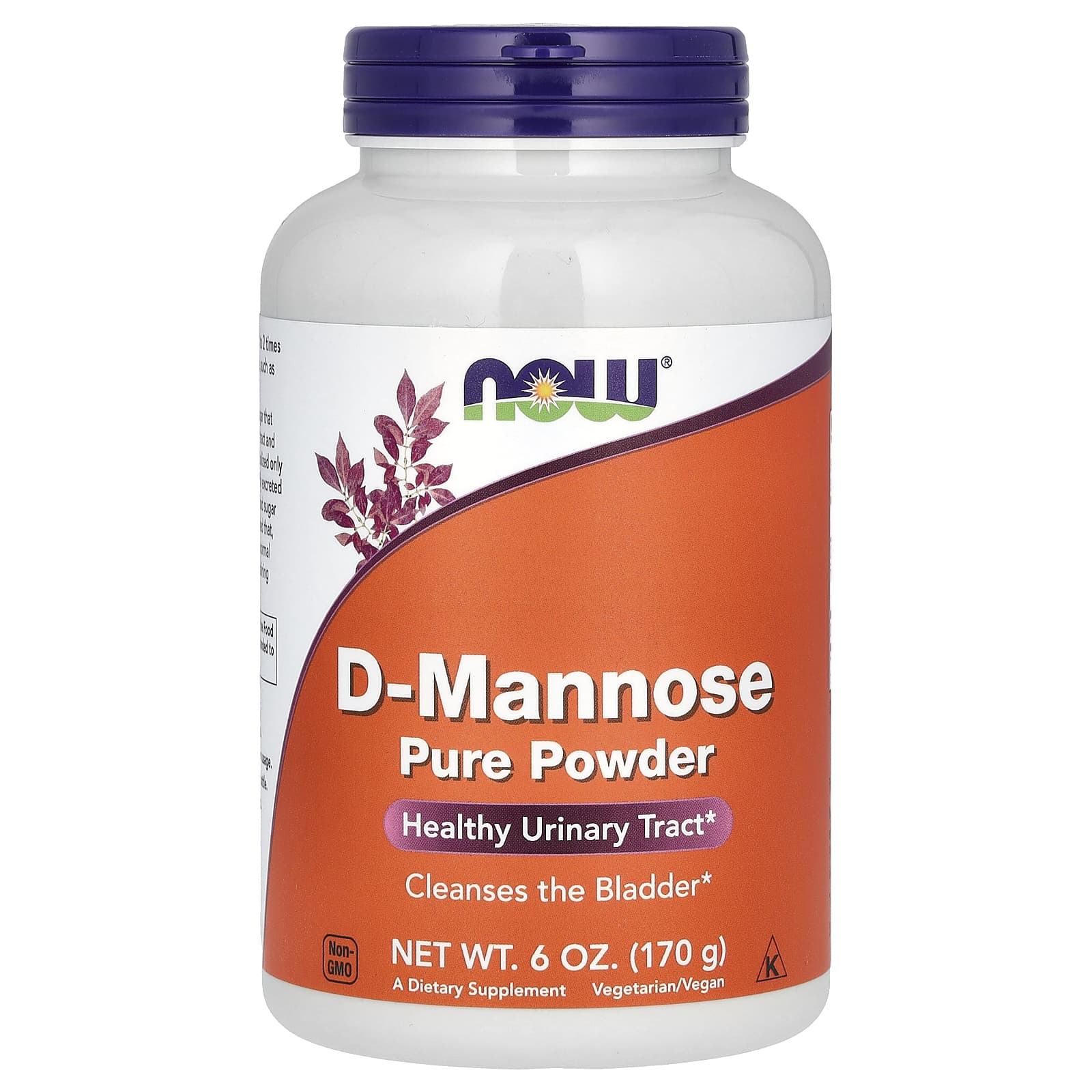 NOW Foods, D-Mannose Pure Powder, 6 oz (170 g) - Image 1