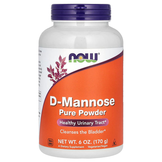 NOW Foods, D-Mannose Pure Powder, 6 oz (170 g) - Image 1