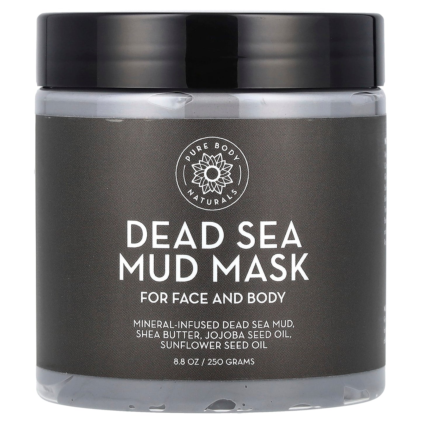 Pure Body Naturals, Dead Sea Mud Beauty Mask, 8.8 oz (250 g) - Image 1