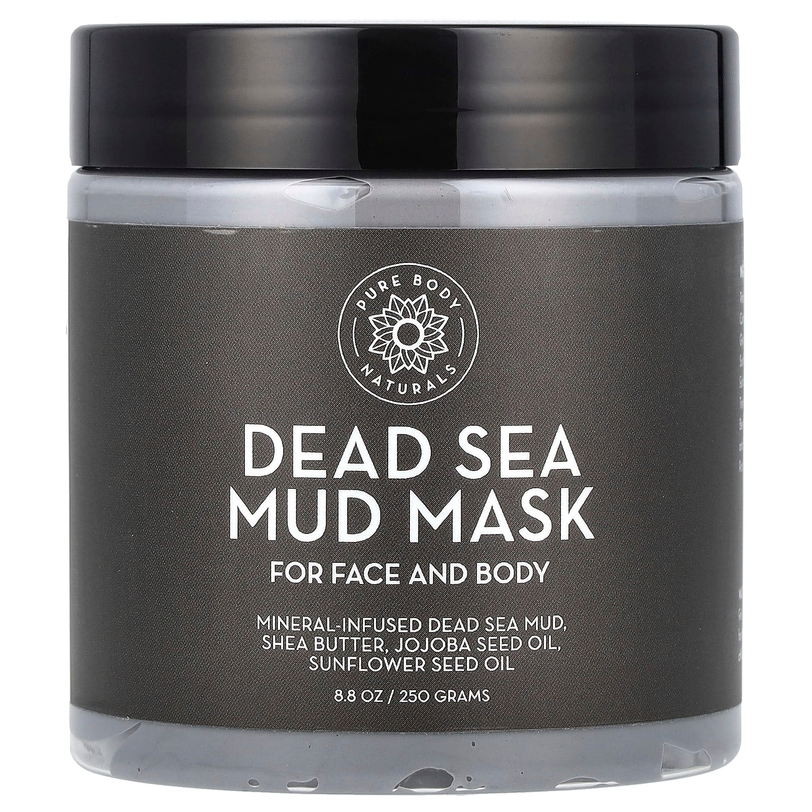 Pure Body Naturals, Dead Sea Mud Beauty Mask, 8.8 oz (250 g) - Image 1