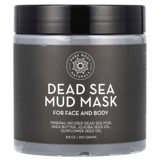 Pure Body Naturals, Dead Sea Mud Beauty Mask, 8.8 oz (250 g) - Image 1