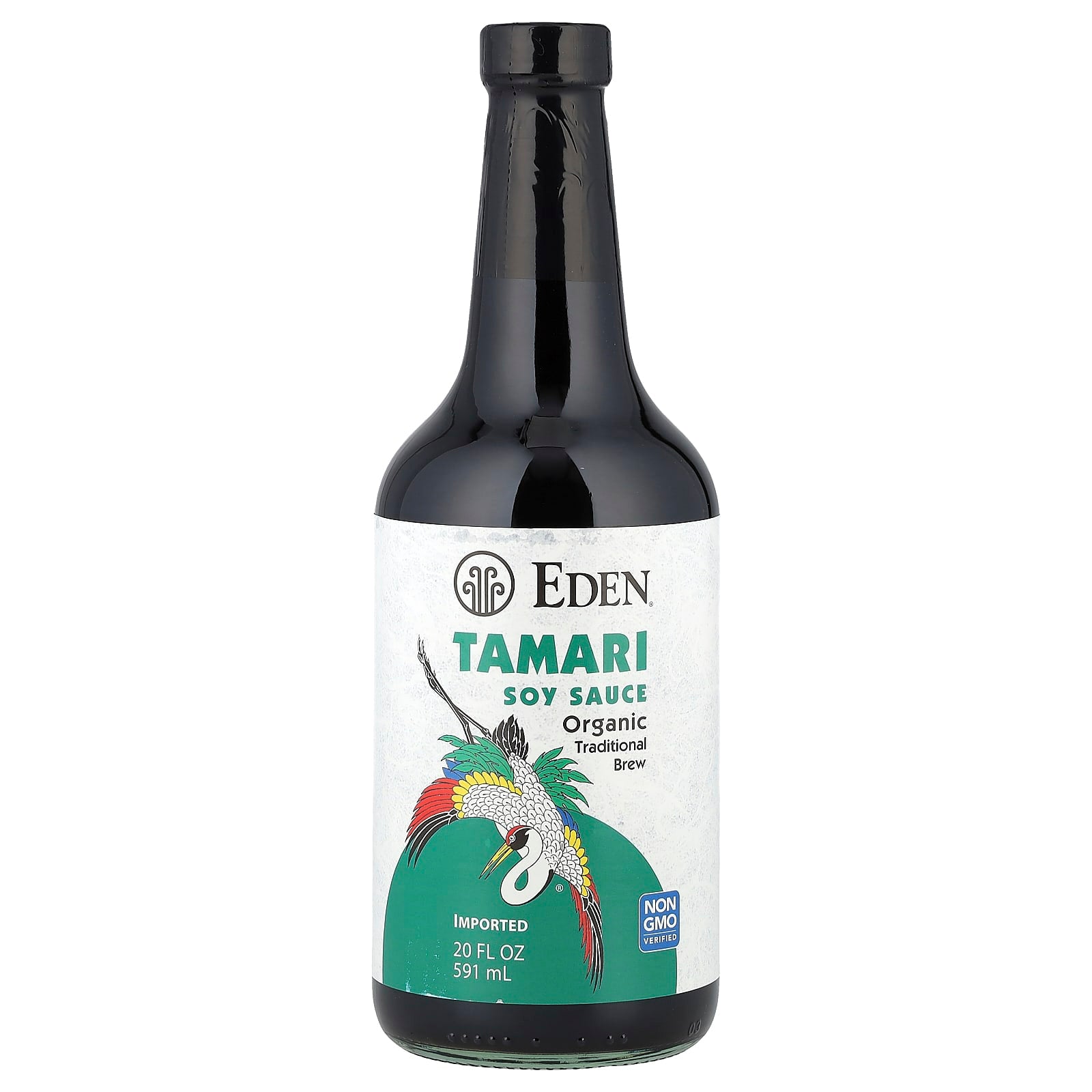 Certified Organic Tamari Soy Sauce by Eden Foods - 20 fl oz - Image 1