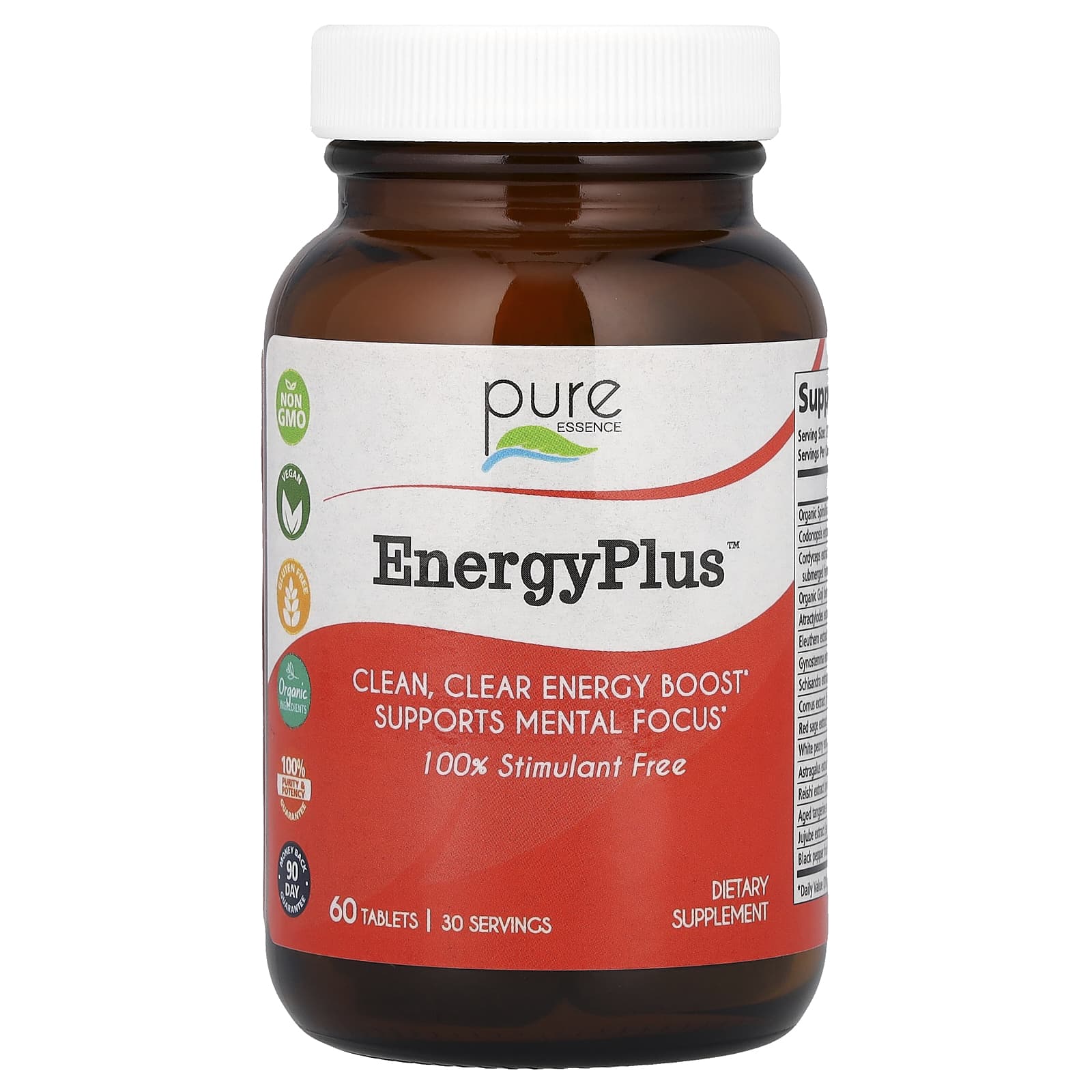 Pure Essence, EnergyPlus™, 60 Tablets - Image 1