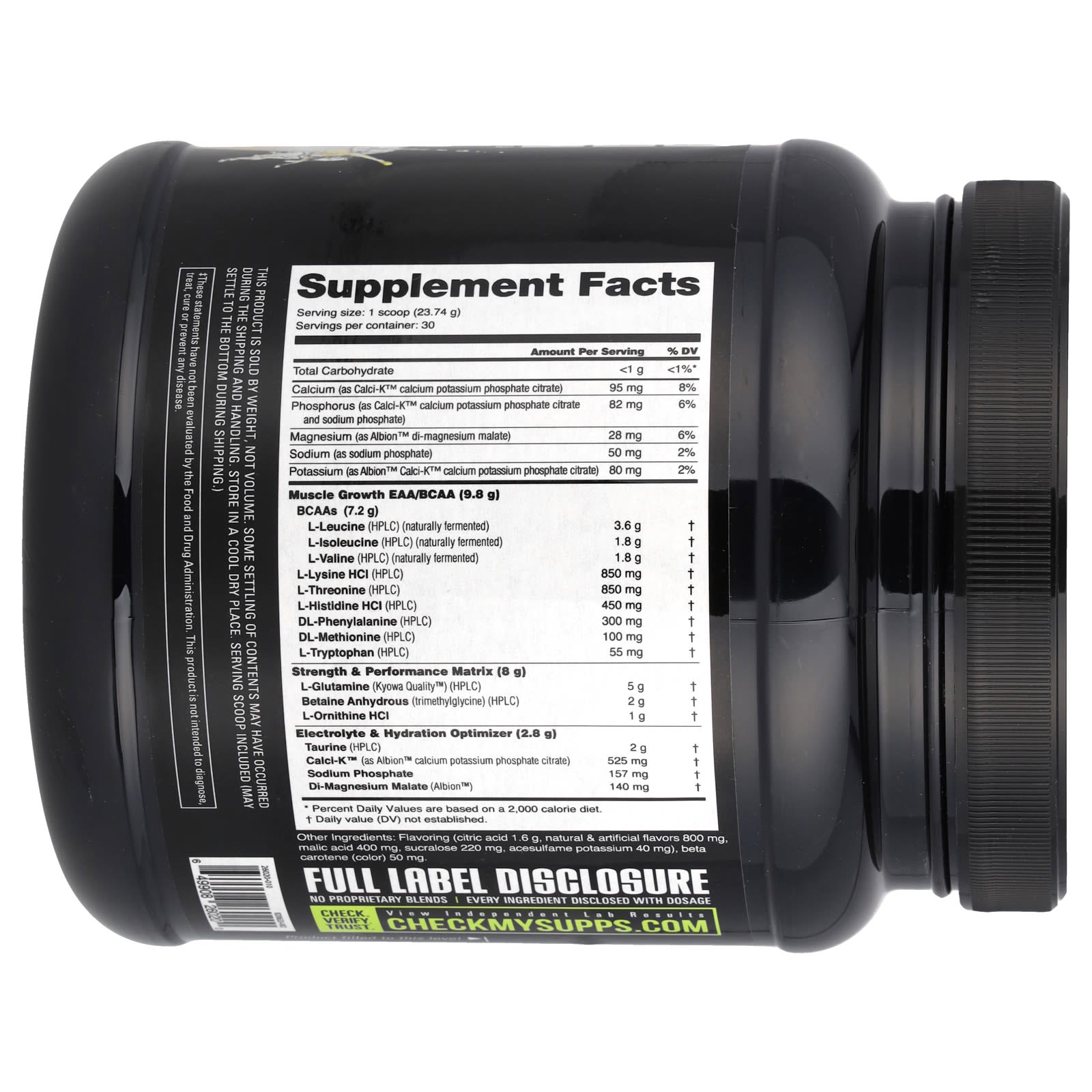 NutraBio, Intra Blast, Intra Workout Amino Fuel, Passion Fruit, 1.6 lb (712 g) - Image 2