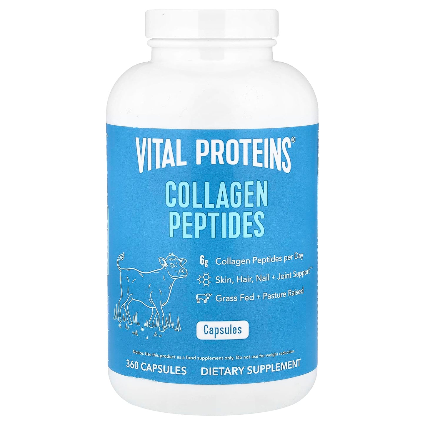 Vital Proteins, Collagen Peptides, 360 Capsules (550 mg per Capsule) - Image 1