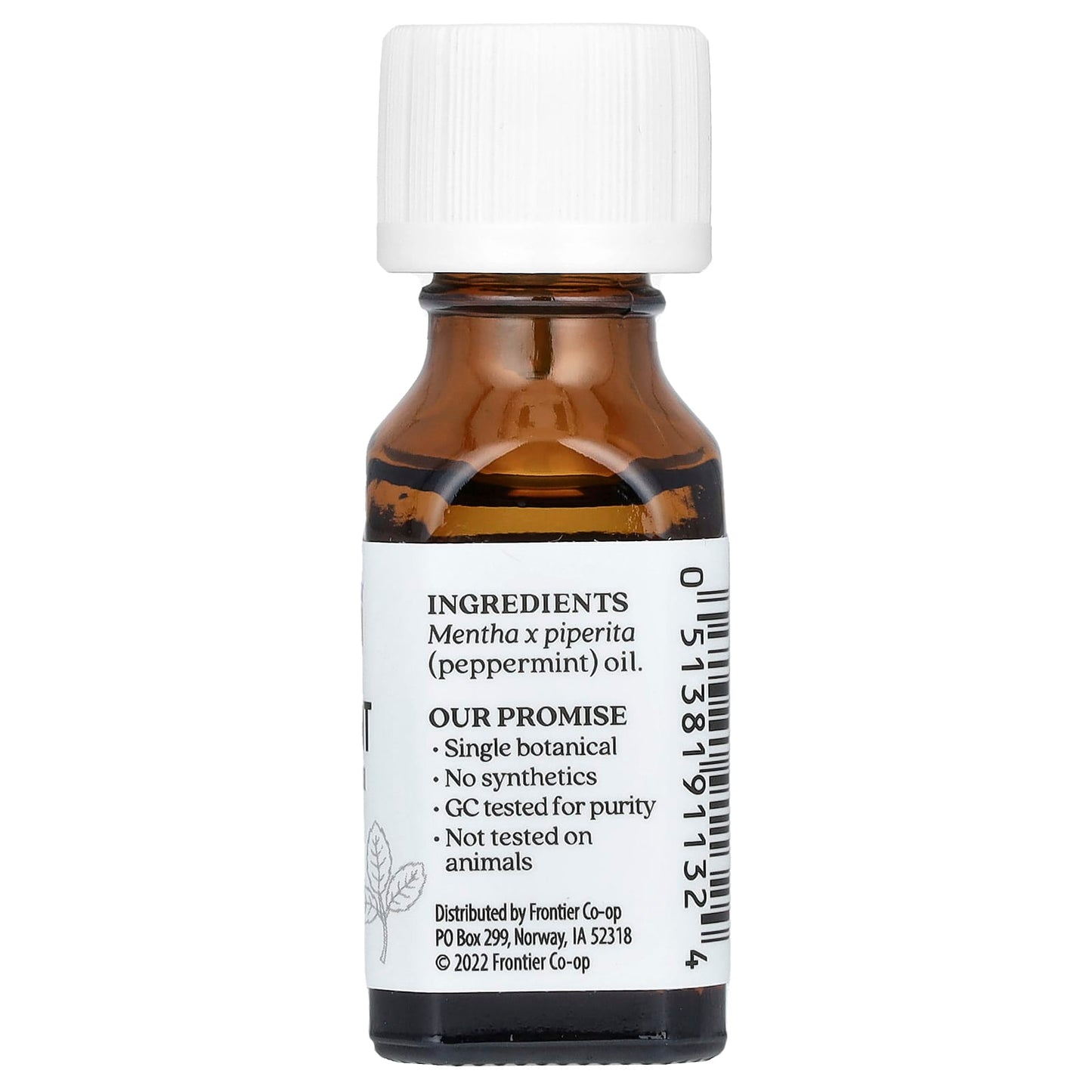 Aura Cacia Pure Peppermint Essential Oil, 0.5 fl oz, Cooling Essential Oils for Relaxation - Image 2