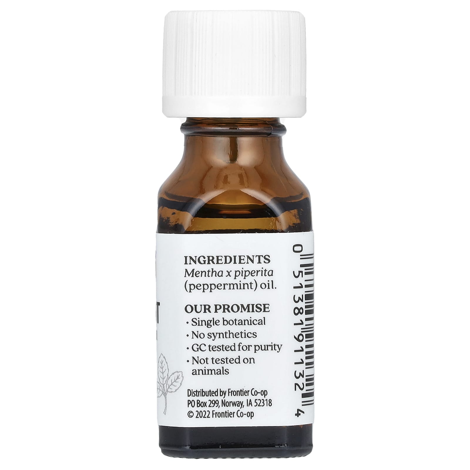 Aura Cacia Pure Peppermint Essential Oil, 0.5 fl oz, Cooling Essential Oils for Relaxation - Image 2