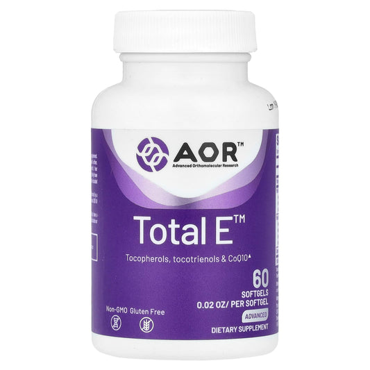 Total E Vitamin E Supplement by AOR - 60 Softgels - Image 1