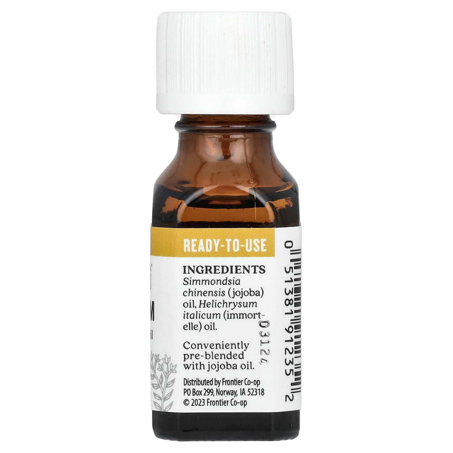 Aura Cacia Helichrysum Essential Oil Blend for Mindful Balance, 0.5 fl oz (15 ml) - Image 2