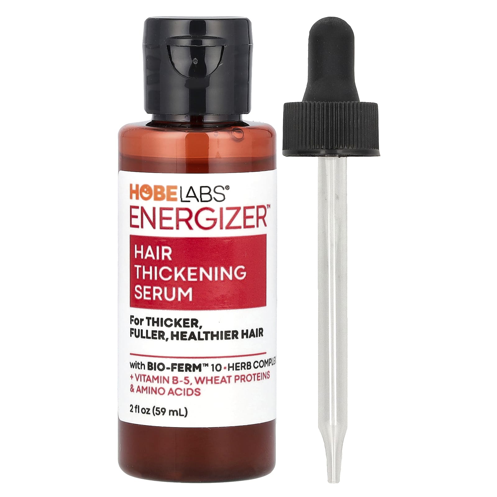 Hobe Labs Hair Thickening Serum for Thicker, Fuller Hair - Image 1