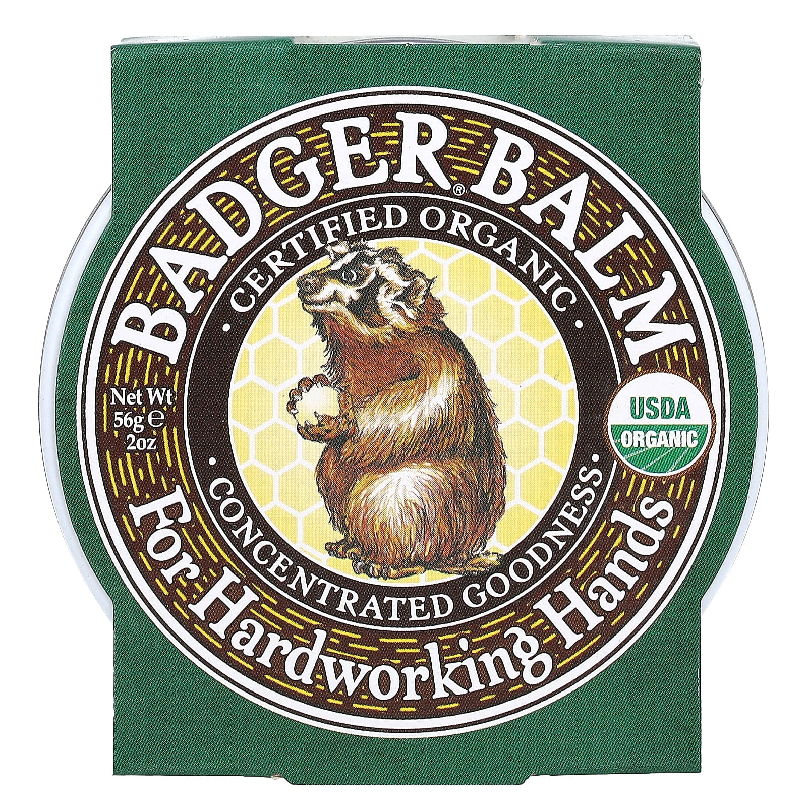 Badger Certified Organic Hand Balm for Dry Skin, 2 oz - Image 2