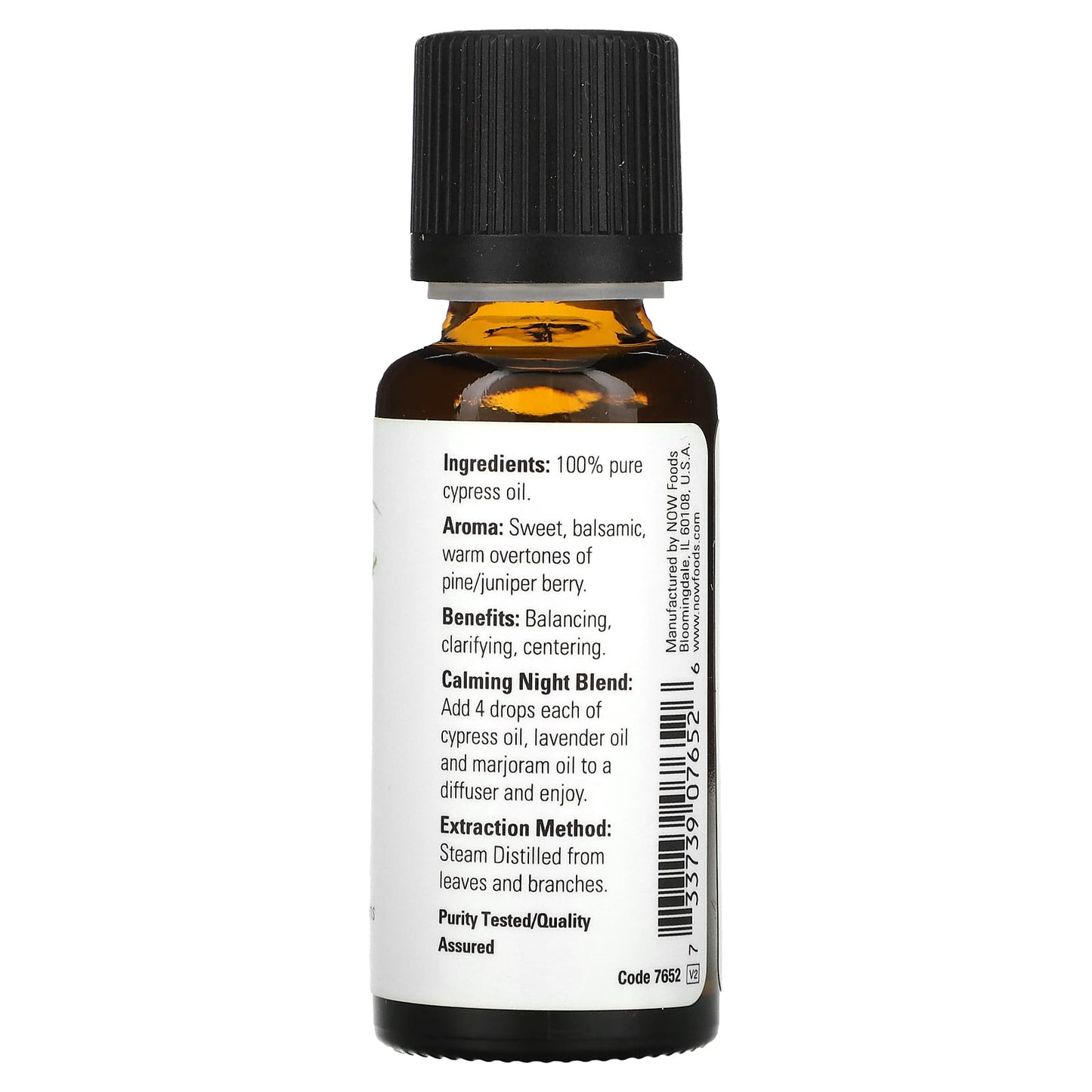 NOW Foods, Essential Oils, Cypress, 1 fl oz (30 ml) - Image 2