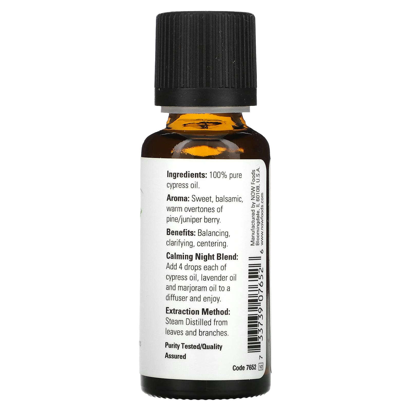 NOW Foods, Essential Oils, Cypress, 1 fl oz (30 ml) - Image 2