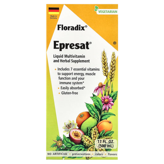 Floradix Epresat Liquid Multivitamin Supplement - 17 fl oz (500 ml) - Image 1