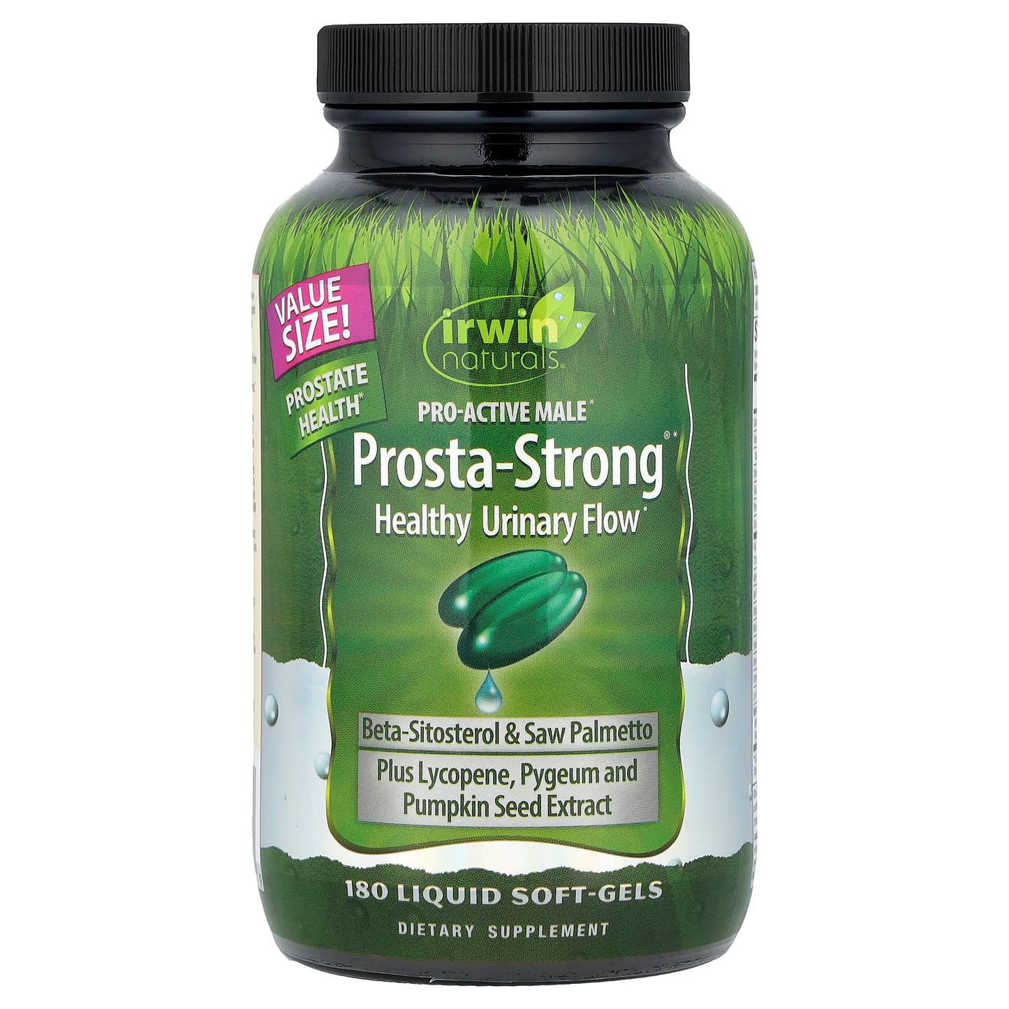 Irwin Naturals Pro-Active Male Prosta-Strong for Healthy Urinary Flow - Image 1