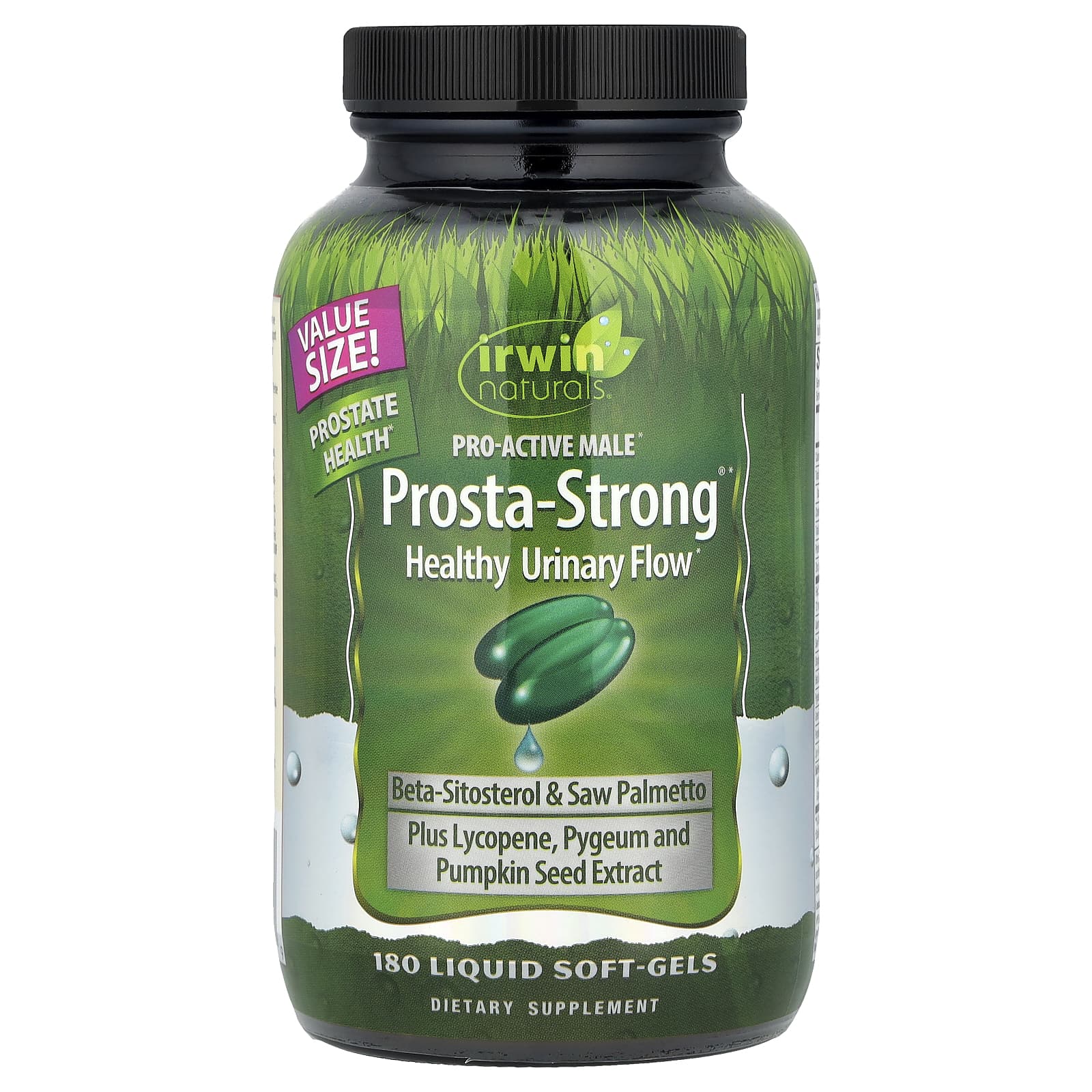Irwin Naturals Pro-Active Male Prosta-Strong for Healthy Urinary Flow - Image 1