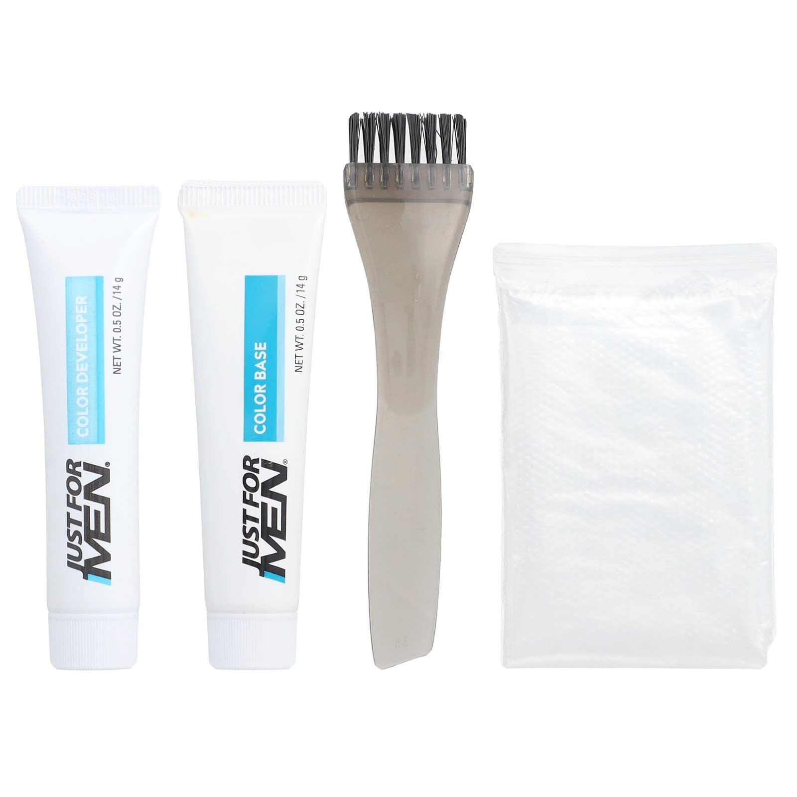 Men's Real Black Beard Dye, Easy Brush-In Color, 1 Kit - Image 1