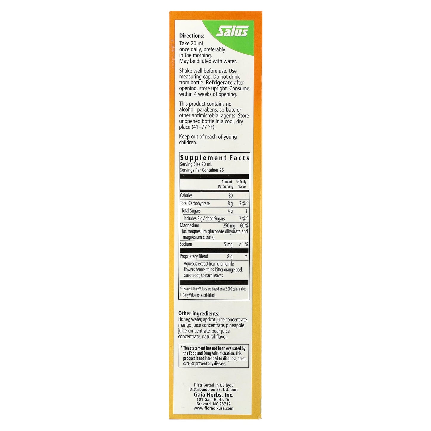 Floradix Magnesium Supplement - 17 fl oz (500 ml) - Vegetarian, Gluten-Free - Image 2