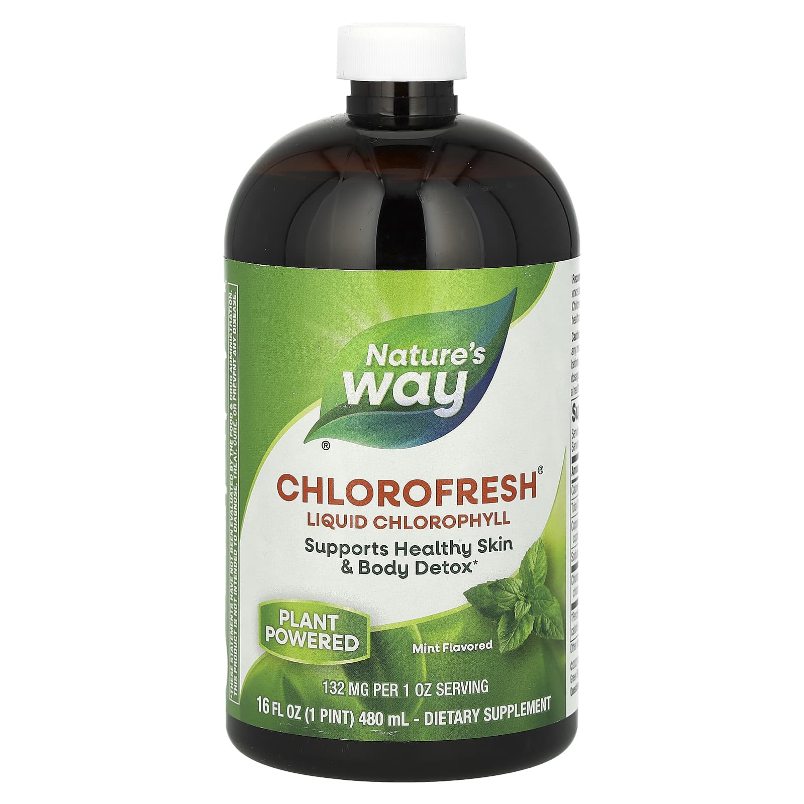 Nature's Way, Chlorofresh, Liquid Chlorophyll, Mint, 16 fl oz (480 ml) - Image 1