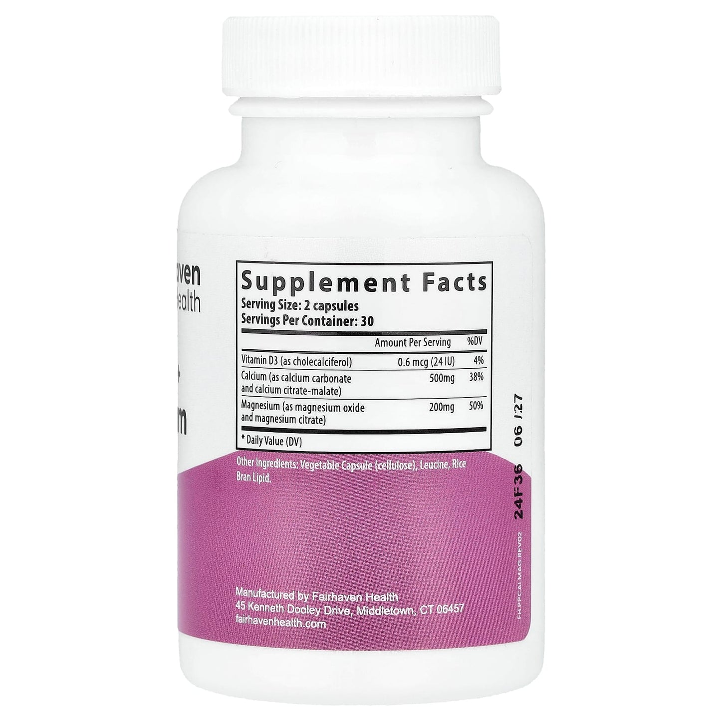 Fairhaven Health Prenatal Calcium + Magnesium Supplement for Bone Health - Image 2