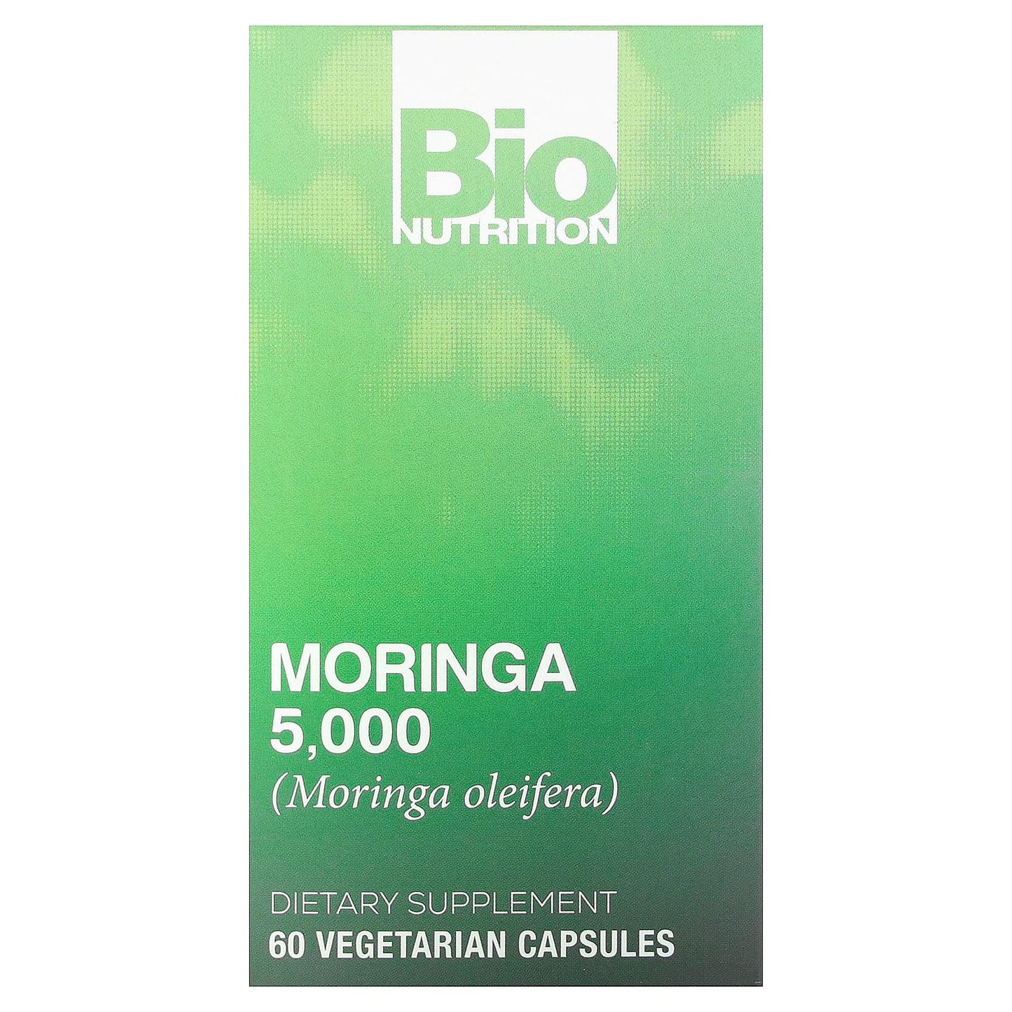 Moringa 5000mg by Bio Nutrition - 60 Vegetarian Capsules - Image 1