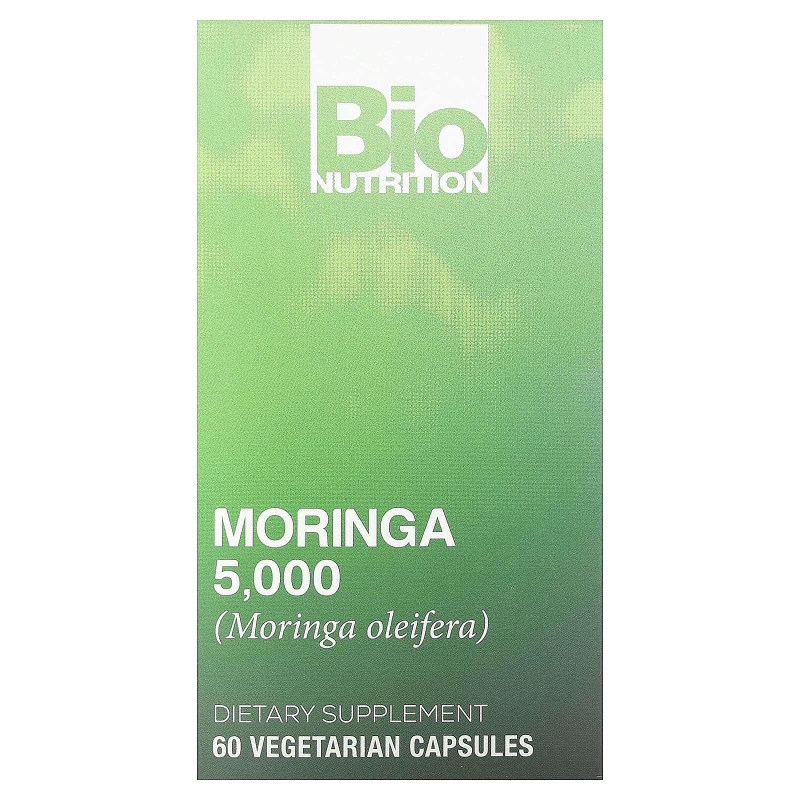 Moringa 5000mg by Bio Nutrition - 60 Vegetarian Capsules - Image 1