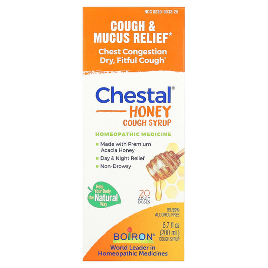 Boiron Chestal Honey Cough Syrup for Dry Cough Relief 6.7 fl oz - Image 1