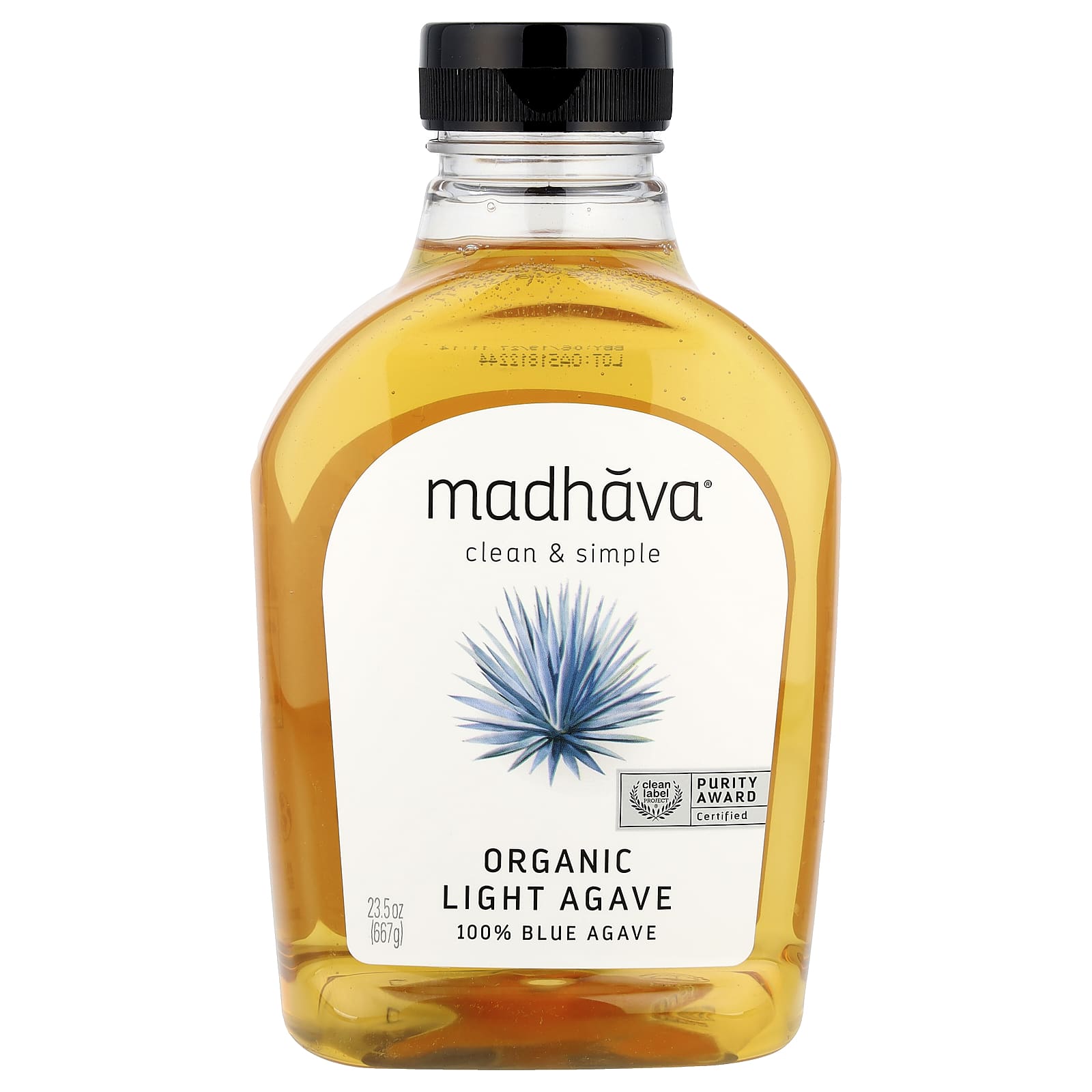 Madhava, Organic Light Agave, 23.5 oz (667 g) - Image 1