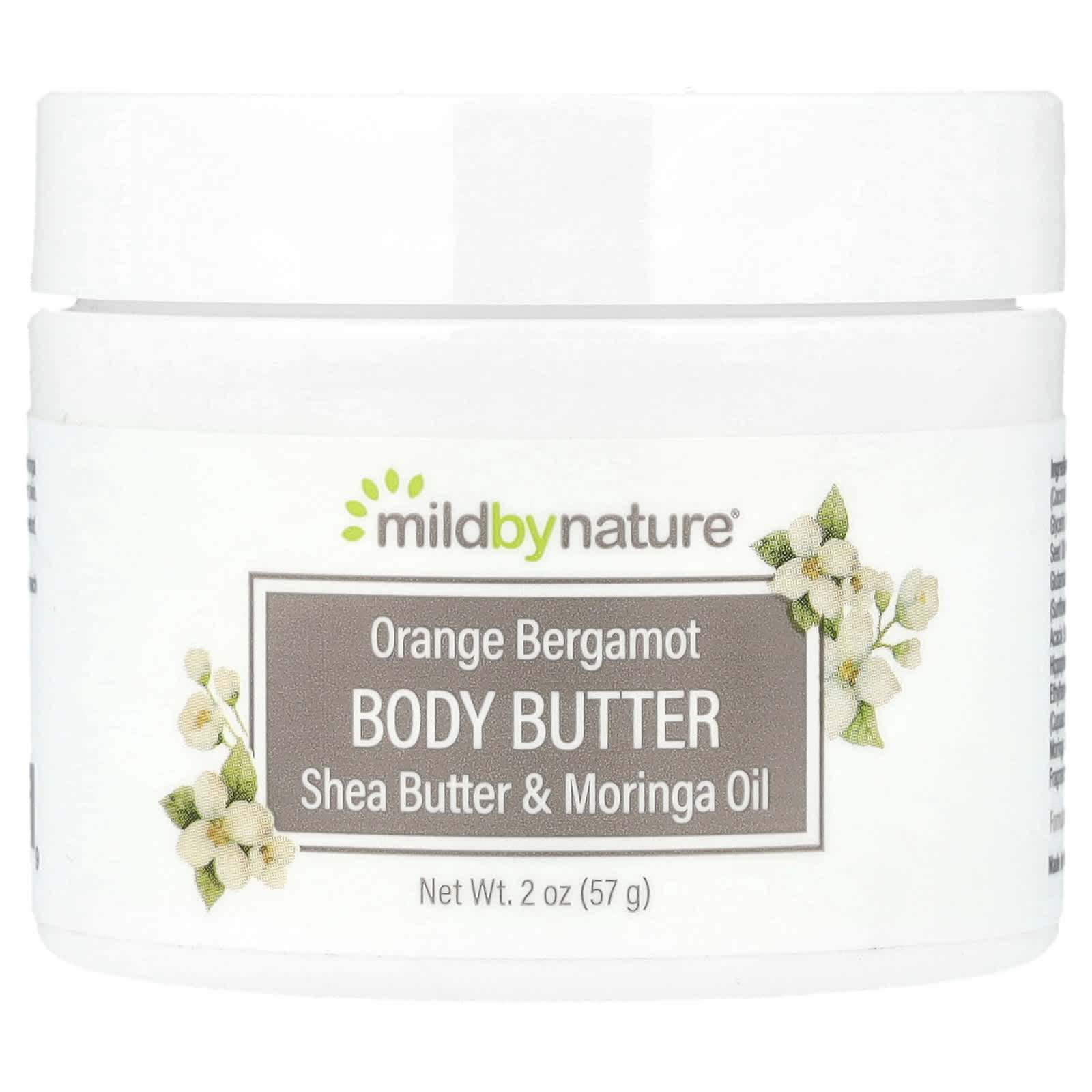 Natural Orange Bergamot Body Butter with Shea & Moringa, 2 oz - Image 1
