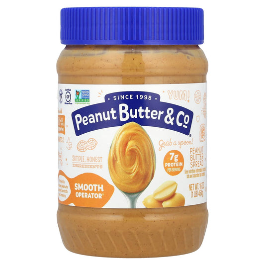 Peanut Butter & Co., Peanut Butter Spread, Smooth Operator, 16 oz (454 g) - Image 1