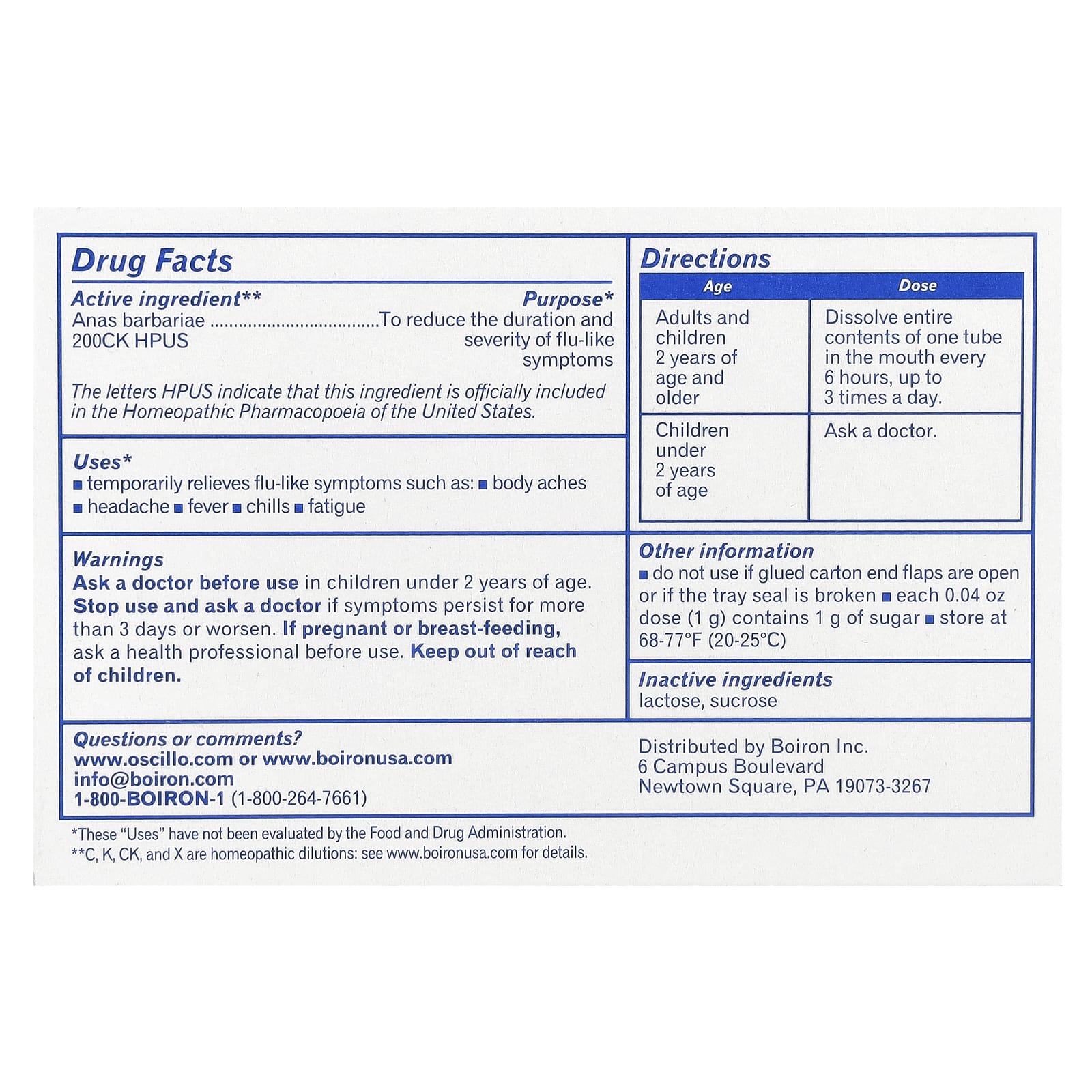 Boiron Oscillococcinum - Natural Relief from Flu Symptoms - Image 2