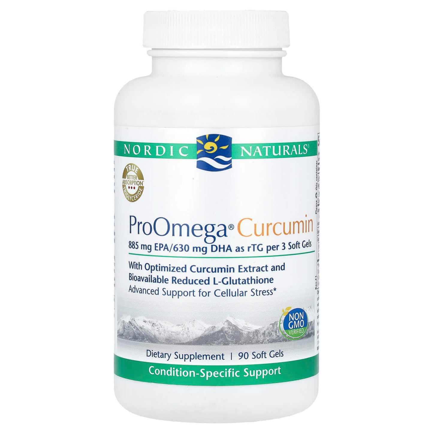 Nordic Naturals, ProOmega® Curcumin, 90 Soft Gels - Image 1