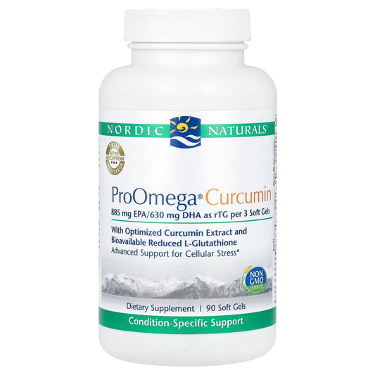 Nordic Naturals, ProOmega® Curcumin, 90 Soft Gels - Image 1