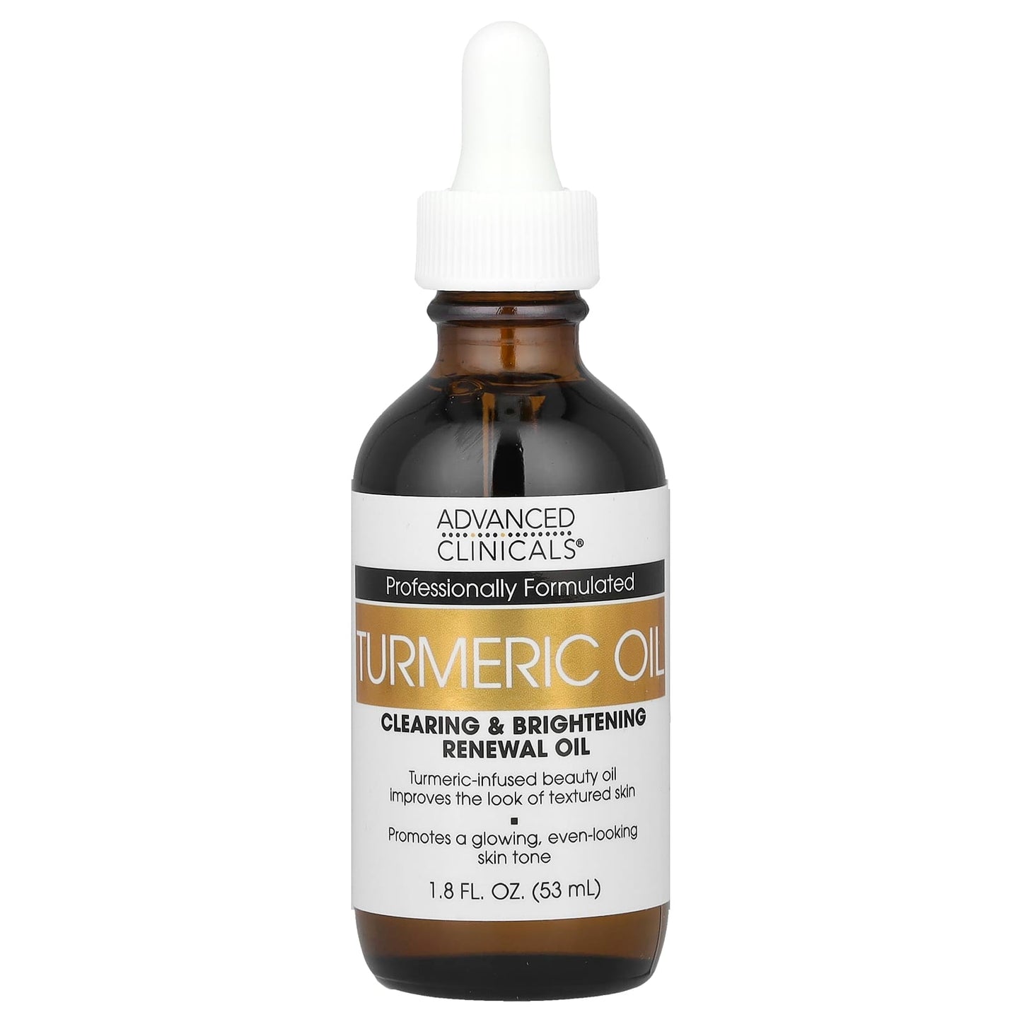 Turmeric Oil for Glowing Skin, 1.8 fl oz, Advanced Clinicals - Image 1