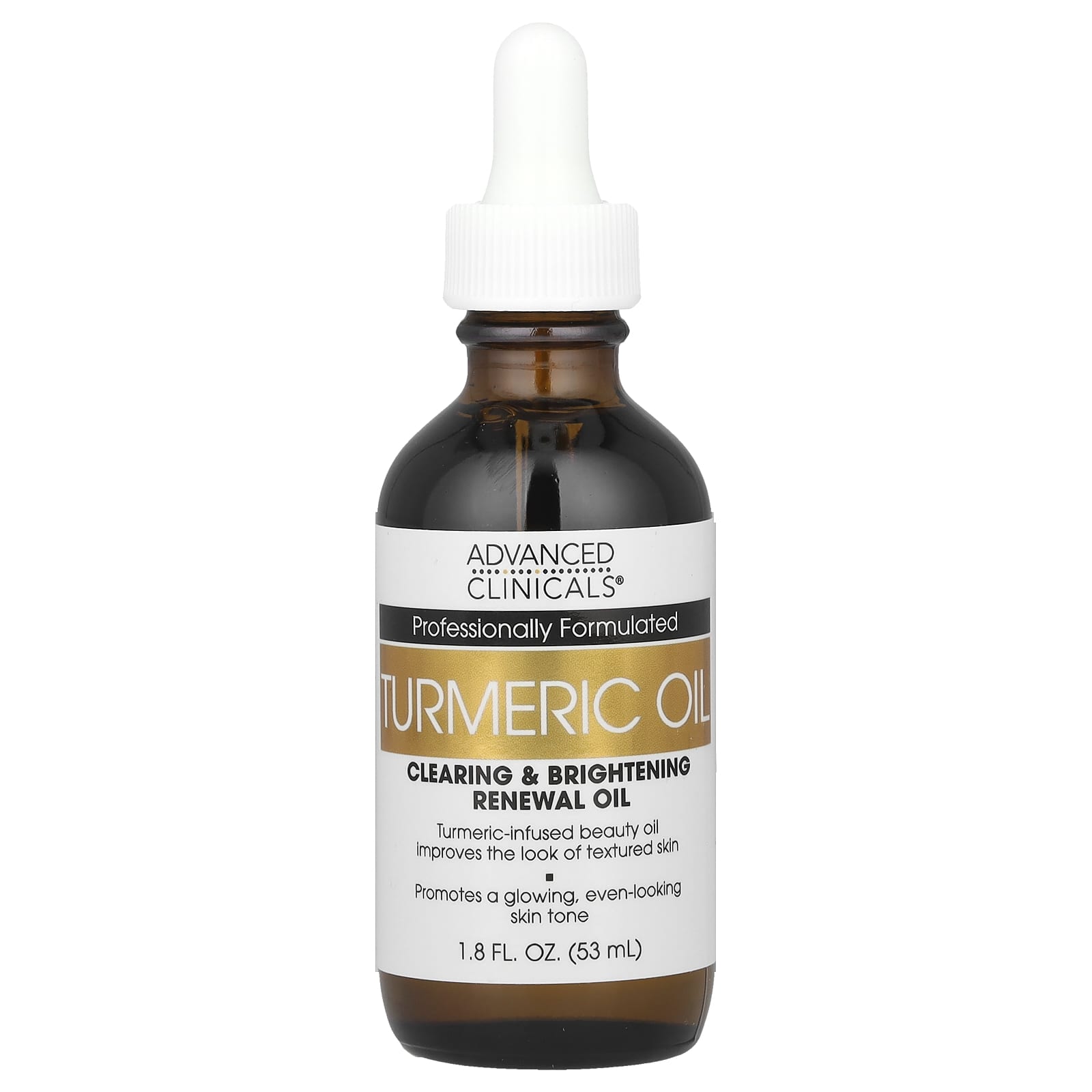 Turmeric Oil for Glowing Skin, 1.8 fl oz, Advanced Clinicals - Image 1