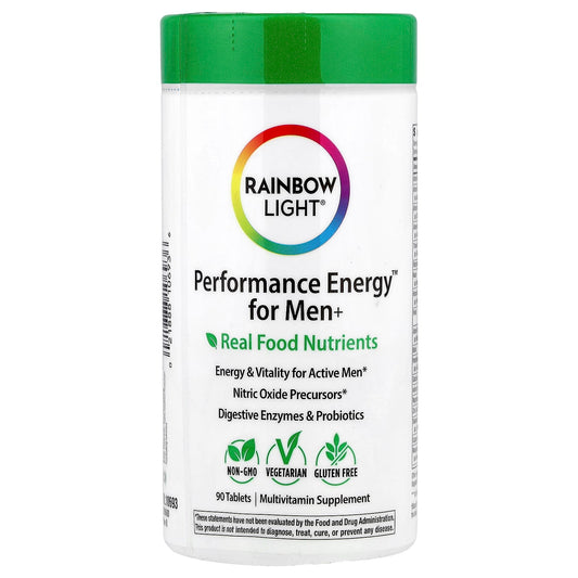 Rainbow Light, Performance Energy™ for Men+, 90 Tablets - Image 1