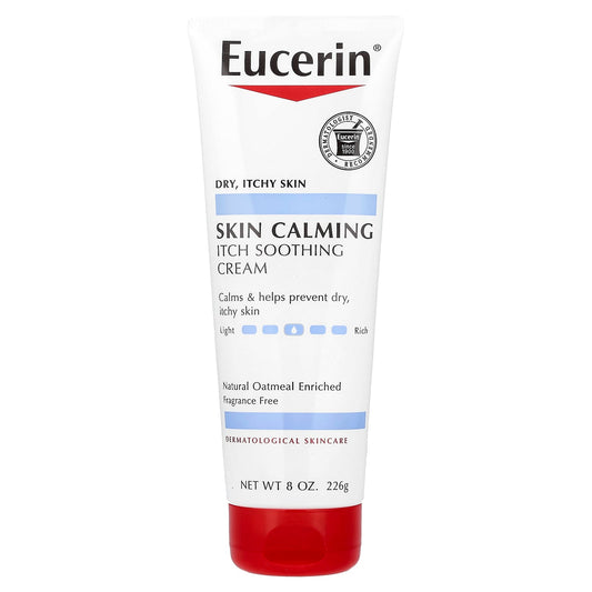 Fragrance-Free Skin Calming Itch Soothing Cream by Eucerin, 8 oz (226 g) - Image 1