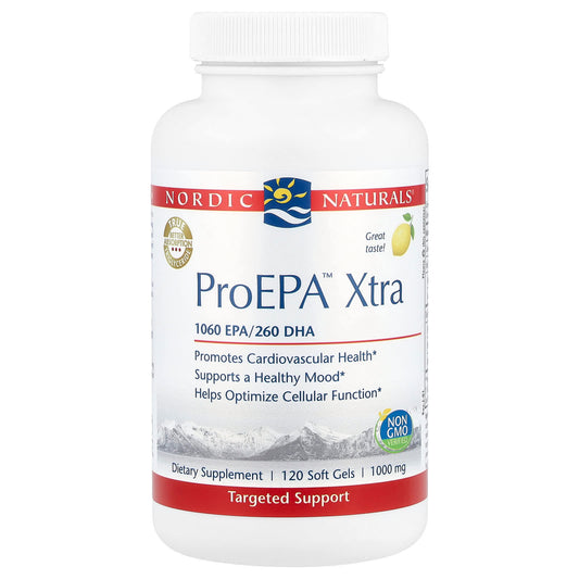 Nordic Naturals, ProEPA™ Xtra, Lemon, 120 Soft Gels - Image 1
