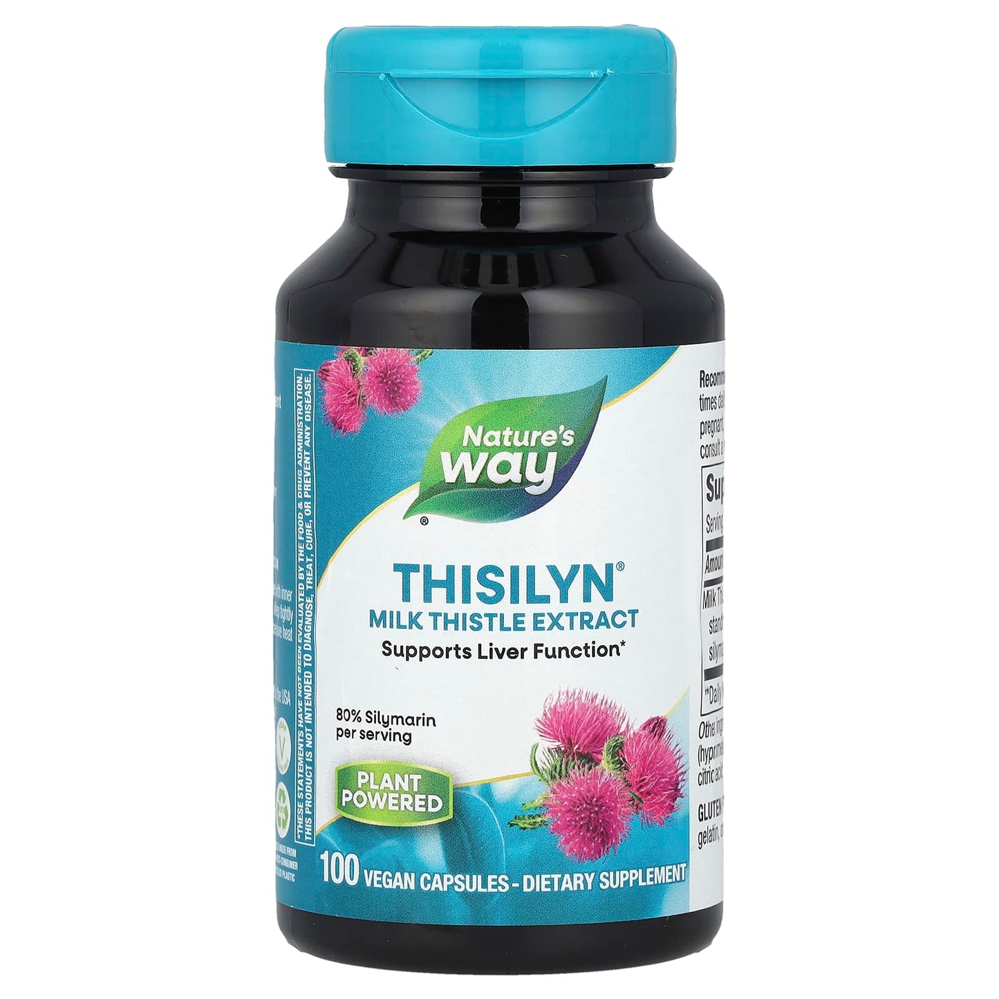 Nature's Way, Thisilyn®, Milk Thistle Extract, 100 Vegan Capsules - Image 1