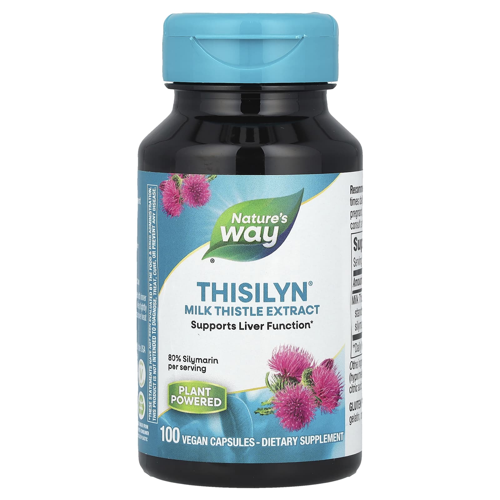 Nature's Way, Thisilyn®, Milk Thistle Extract, 100 Vegan Capsules - Image 1
