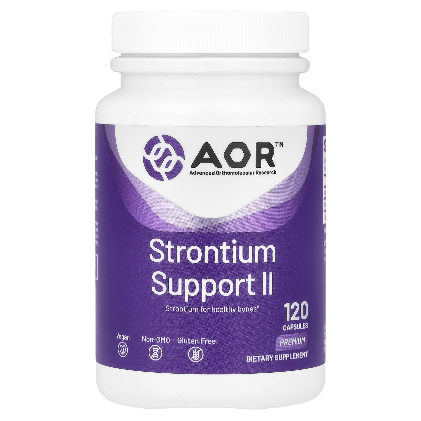 Strontium Support II: Healthy Bones Dietary Supplement by AOR - Image 1
